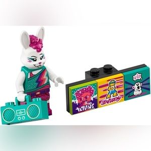 LEGO Bunny Dancer Series 1 Vidiyo Bandmates 43101 Minifigure Sealed Bag Open Box